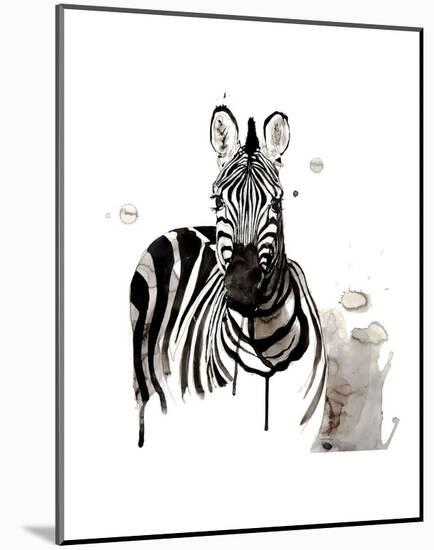 Zebra I-Philippe Debongnie-Mounted Art Print