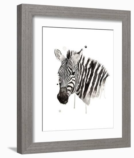 Zebra II-Philippe Debongnie-Framed Art Print