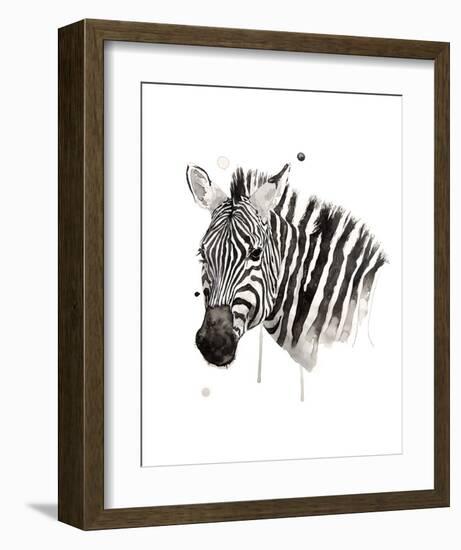 Zebra II-Philippe Debongnie-Framed Art Print