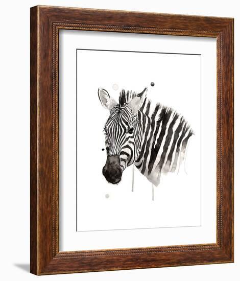 Zebra II-Philippe Debongnie-Framed Art Print