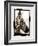 Zebra in the Mirror 2-Theo Westenberger-Framed Photographic Print