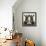 Zebra Love Ivory-Sharon Turner-Framed Stretched Canvas displayed on a wall