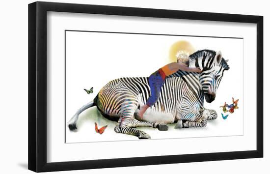 Zebra Love-Nancy Tillman-Framed Art Print