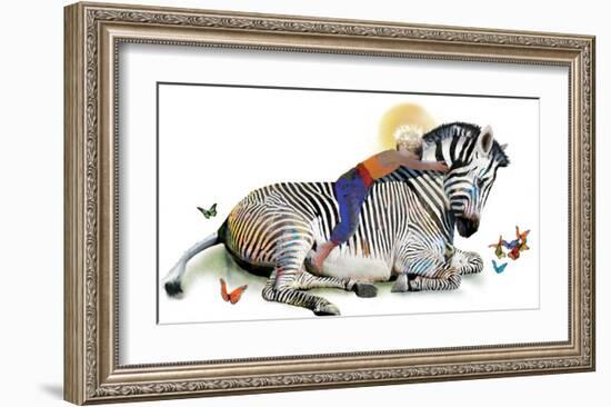 Zebra Love-Nancy Tillman-Framed Art Print