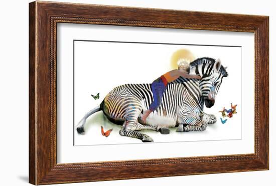 Zebra Love-Nancy Tillman-Framed Art Print