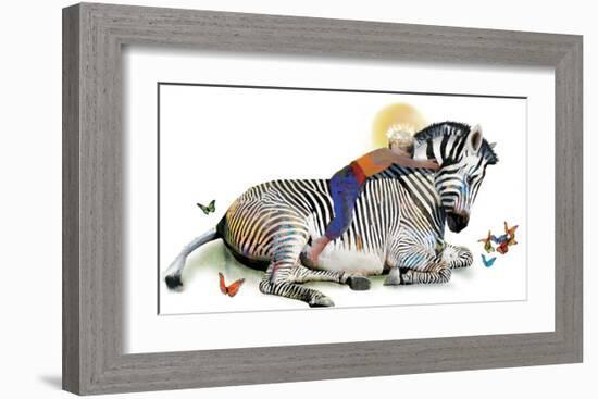 Zebra Love-Nancy Tillman-Framed Art Print