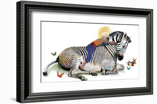 Zebra Love-Nancy Tillman-Framed Art Print