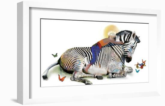 Zebra Love-Nancy Tillman-Framed Art Print