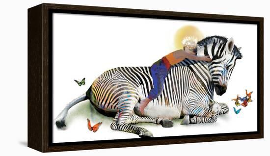 Zebra Love-Nancy Tillman-Framed Stretched Canvas