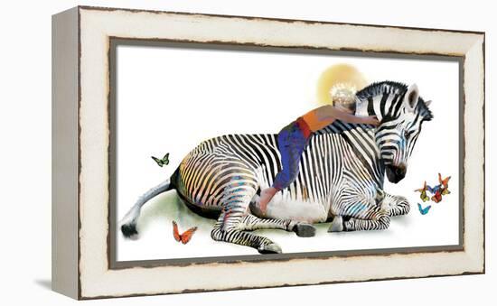 Zebra Love-Nancy Tillman-Framed Stretched Canvas