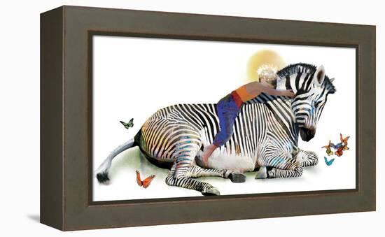 Zebra Love-Nancy Tillman-Framed Stretched Canvas