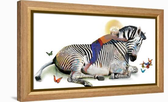 Zebra Love-Nancy Tillman-Framed Stretched Canvas