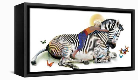 Zebra Love-Nancy Tillman-Framed Stretched Canvas