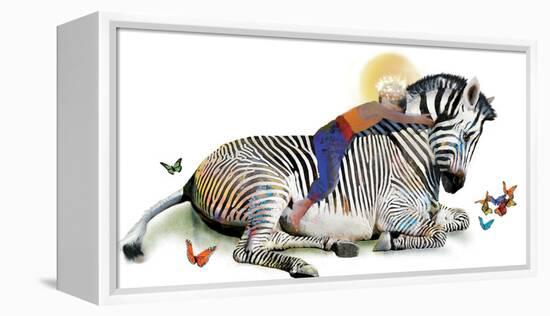 Zebra Love-Nancy Tillman-Framed Stretched Canvas
