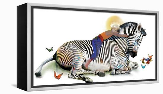 Zebra Love-Nancy Tillman-Framed Stretched Canvas