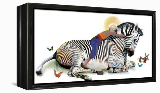 Zebra Love-Nancy Tillman-Framed Stretched Canvas