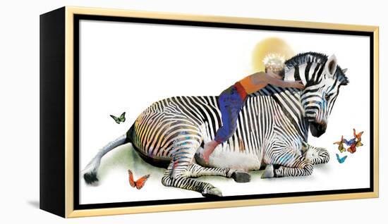 Zebra Love-Nancy Tillman-Framed Stretched Canvas