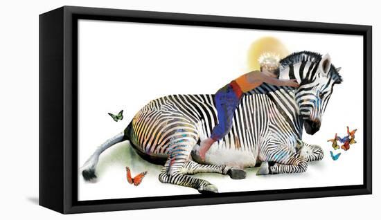 Zebra Love-Nancy Tillman-Framed Stretched Canvas