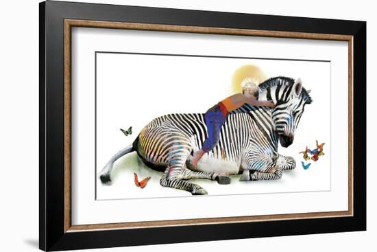 Zebra Love-Nancy Tillman-Framed Premium Giclee Print