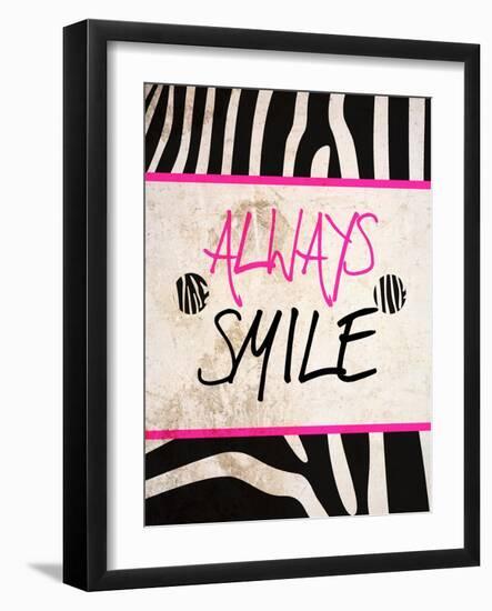 Zebra Sayings I-SD Graphics Studio-Framed Art Print