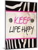 Zebra Sayings II-SD Graphics Studio-Mounted Art Print