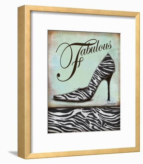 Zebra Shoe-Todd Williams-Framed Art Print