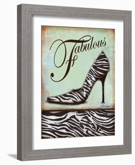 Zebra Shoe-Todd Williams-Framed Art Print