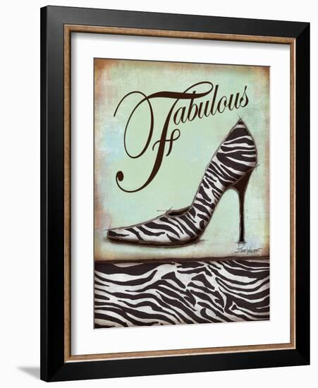 Zebra Shoe-Todd Williams-Framed Art Print