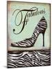 Zebra Shoe-Todd Williams-Mounted Art Print
