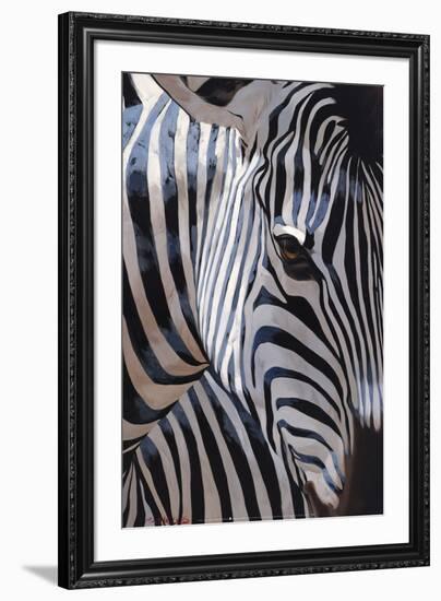 Zebra Stripes-P^ Charles-Framed Art Print