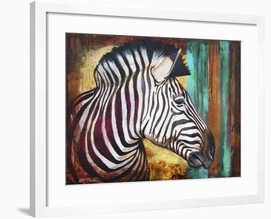 Zebra Stripes-Corina St. Martin-Framed Giclee Print