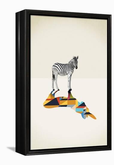 Zebra - Walking Shadows-Jason Ratliff-Framed Premier Image Canvas