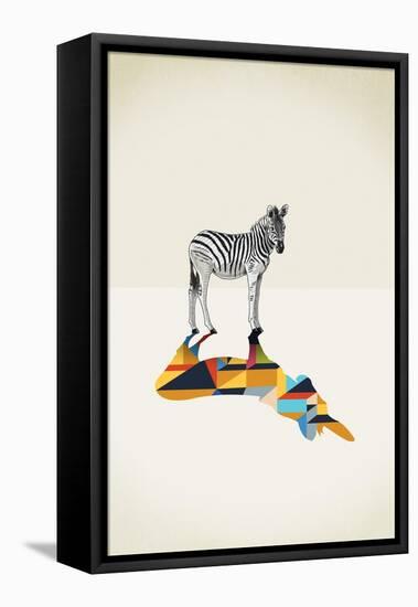 Zebra - Walking Shadows-Jason Ratliff-Framed Premier Image Canvas