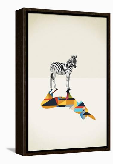 Zebra - Walking Shadows-Jason Ratliff-Framed Premier Image Canvas