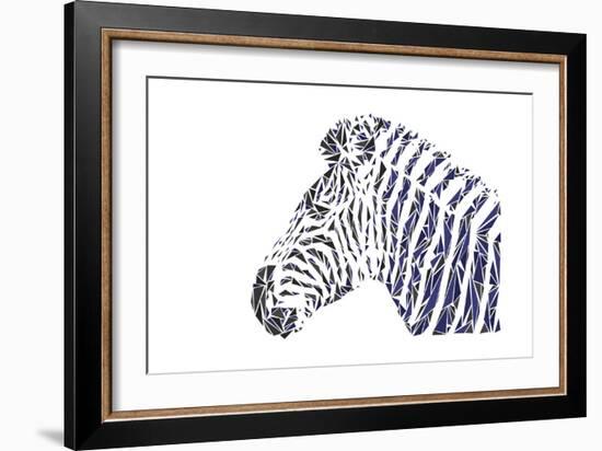 Zebra-Cristian Mielu-Framed Art Print