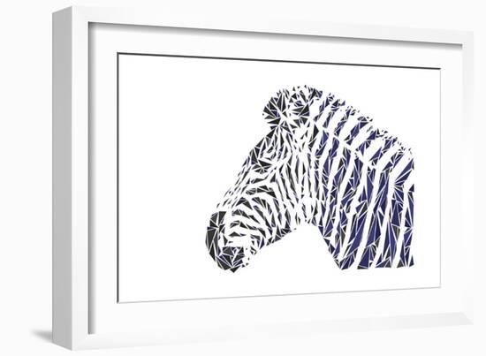 Zebra-Cristian Mielu-Framed Art Print