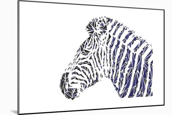 Zebra-Cristian Mielu-Mounted Art Print