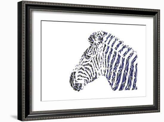 Zebra-Cristian Mielu-Framed Art Print