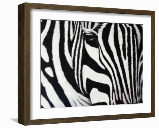 Zebra-null-Framed Giclee Print