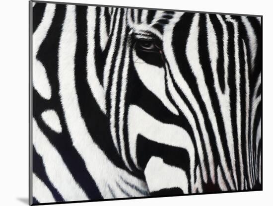 Zebra-null-Mounted Giclee Print