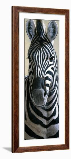 Zebra-Jeremy Paul-Framed Giclee Print