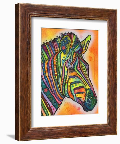 Zebra-Dean Russo-Framed Giclee Print