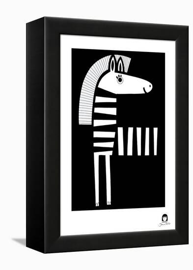 Zebra-Jane Foster-Framed Stretched Canvas