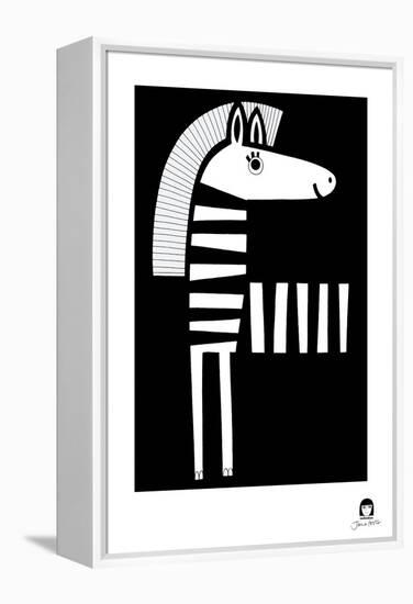 Zebra-Jane Foster-Framed Stretched Canvas