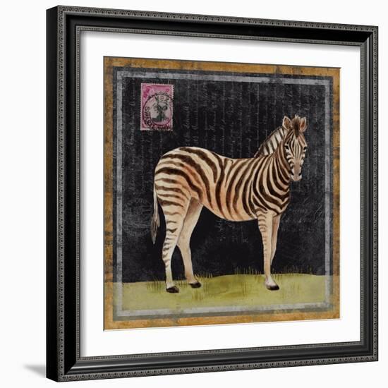 Zebra-Lisa Ven Vertloh-Framed Art Print