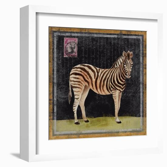 Zebra-Lisa Ven Vertloh-Framed Art Print