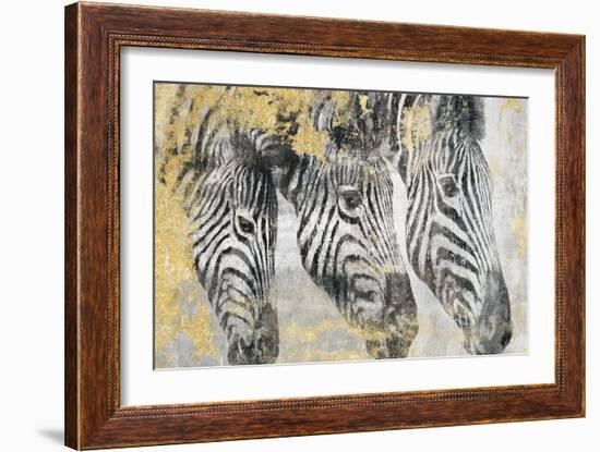 Zebra-Dina Peregojina-Framed Art Print