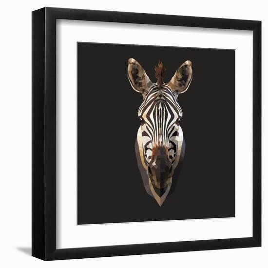 Zebra-Lora Kroll-Framed Art Print