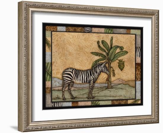 Zebra-Robin Betterley-Framed Giclee Print