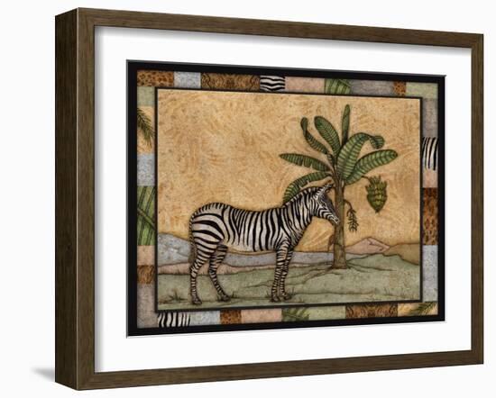 Zebra-Robin Betterley-Framed Giclee Print